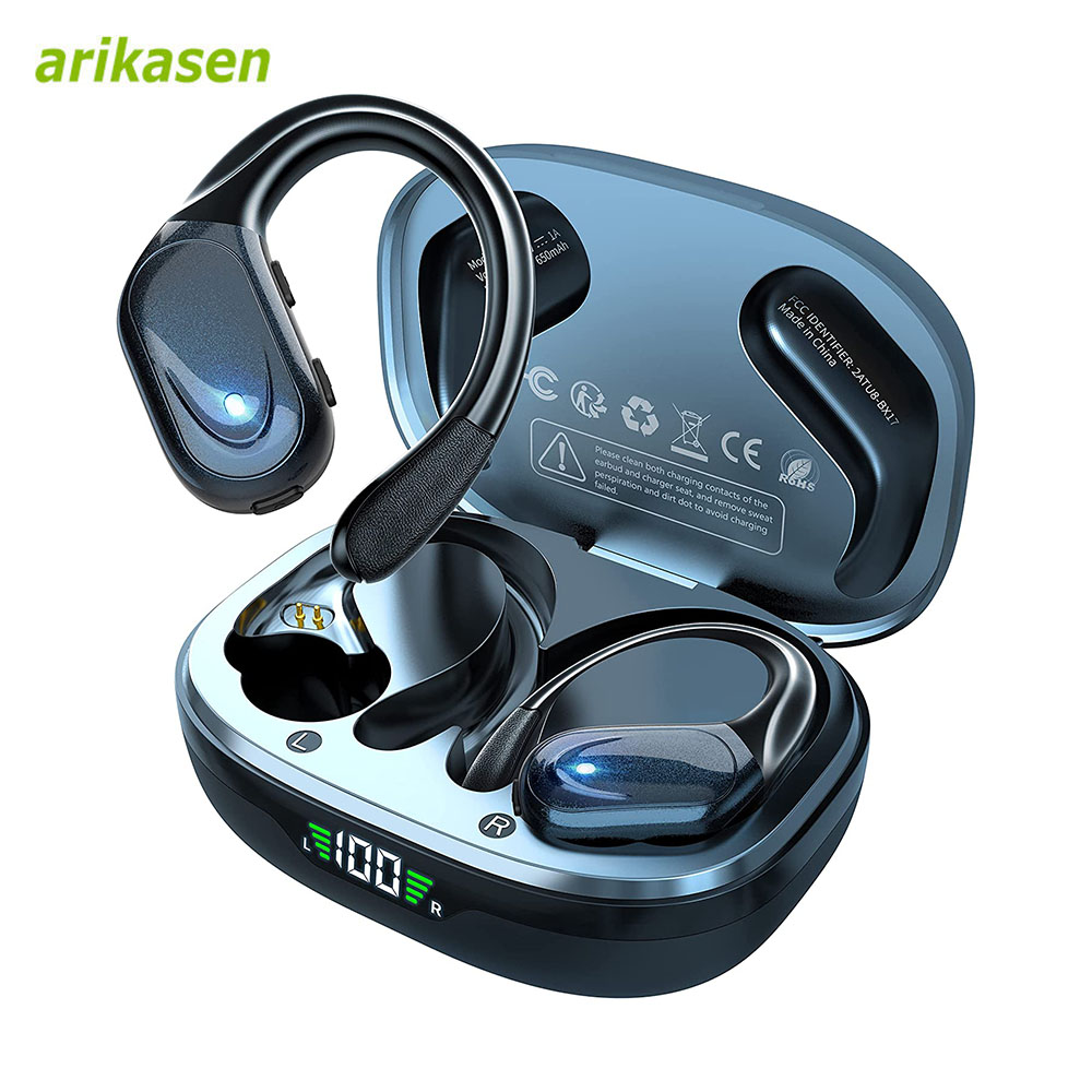 Phone Accessories Amazon - Draadloze oordopjes Sport Bluetooth 5.3-hoofdtelefoon met