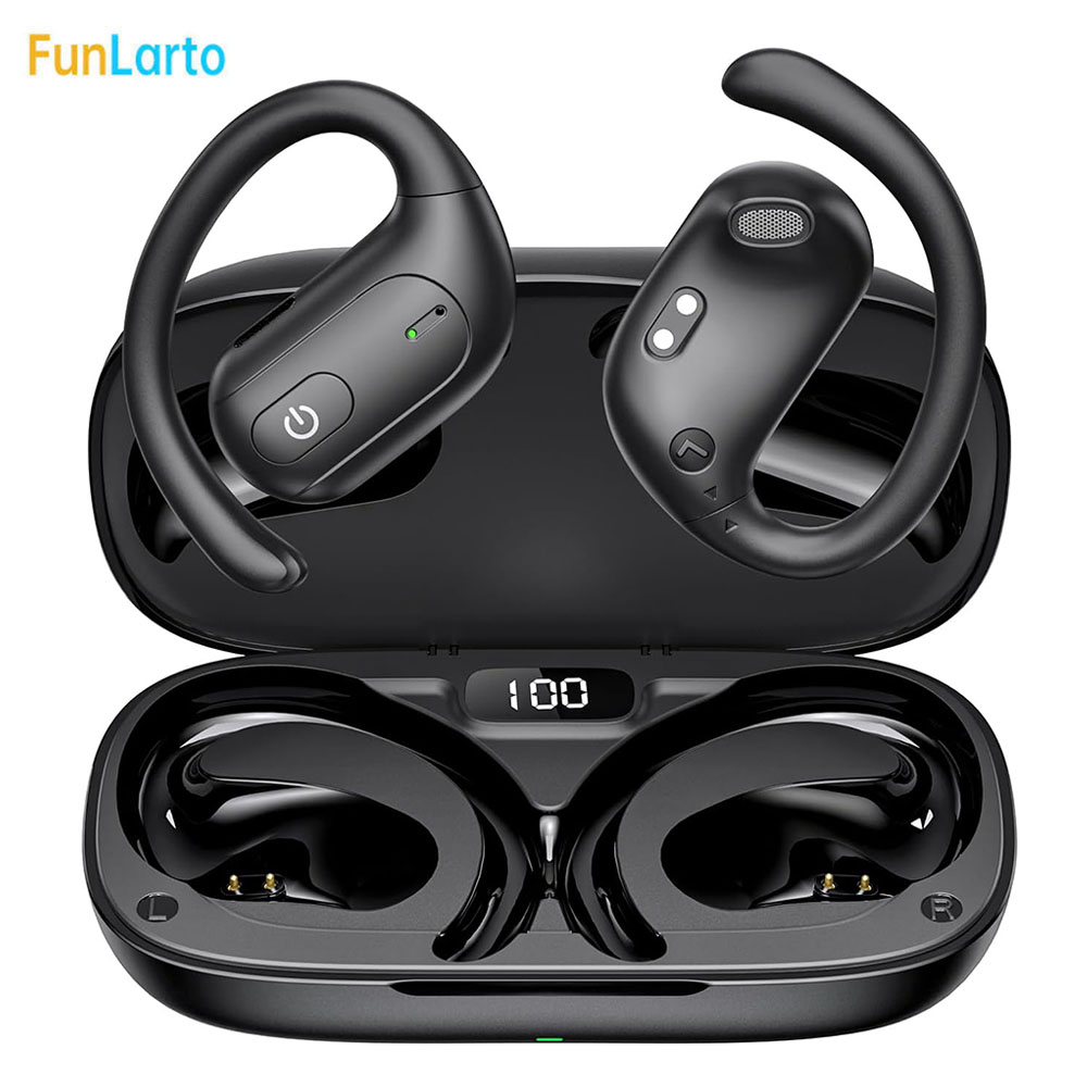 Phone Accessories Amazon - Open-ear draadloze hardloophoofdtelefoon Bluetooth-oortelefoon voor hardlopers