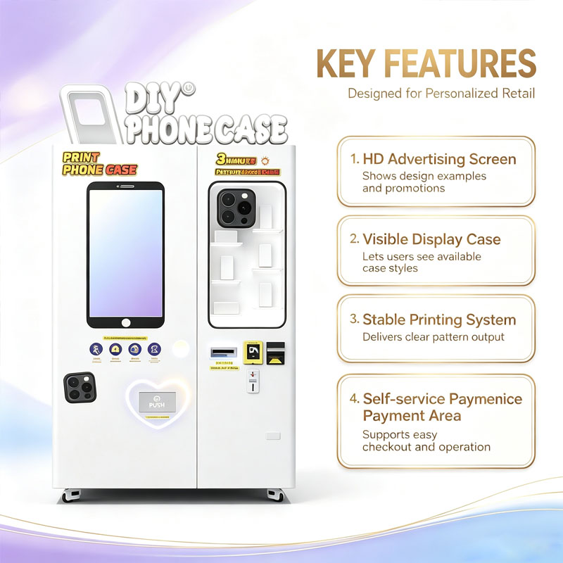 Telefoonhoesjesmachine, slimme - Phone Accessories Vending Machine recensie en prijs