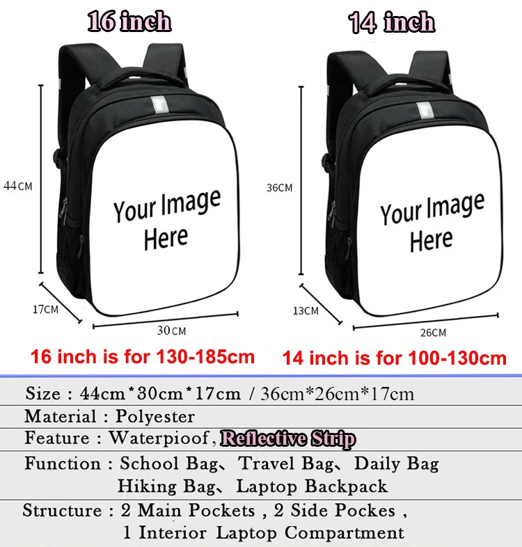 3 Stks/set Custom Rugzakken Ti - Phone Accessories Wholesale In China recensie en prijs