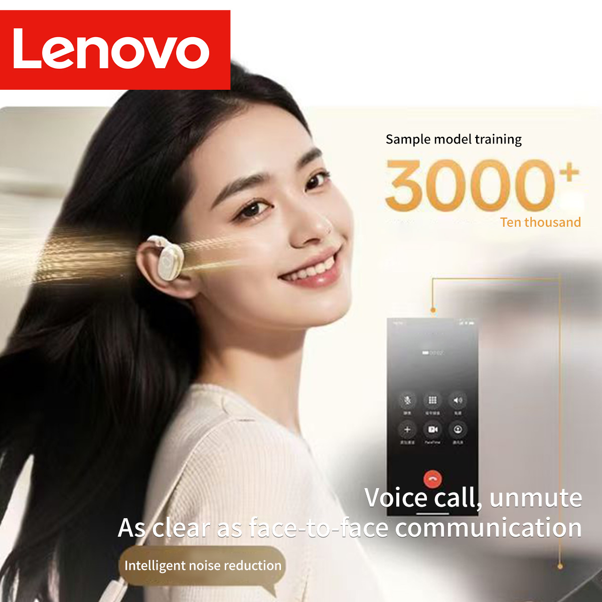 Lenovo EA366 Open-Ear draadloz - Phone Accessories Amazon recensie en prijs