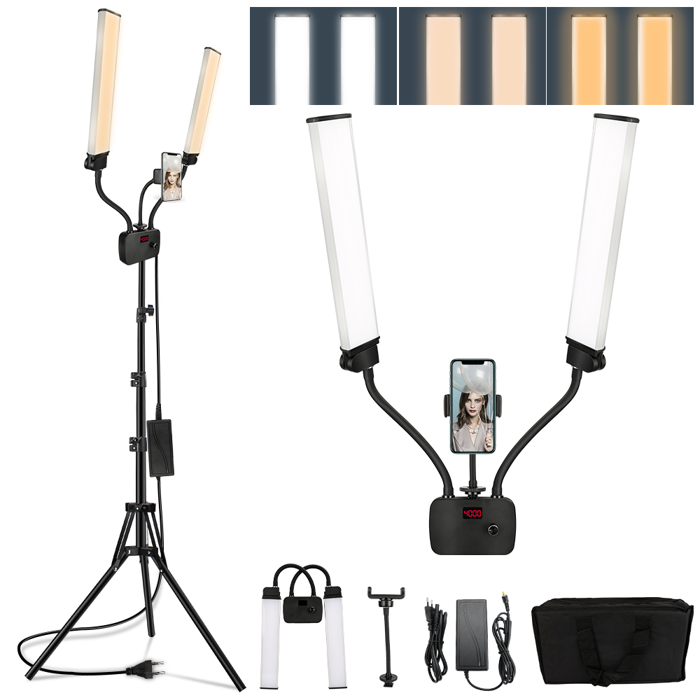 Dubbele armen LED Fill Photo S - Led Strip Selfie recensie en prijs