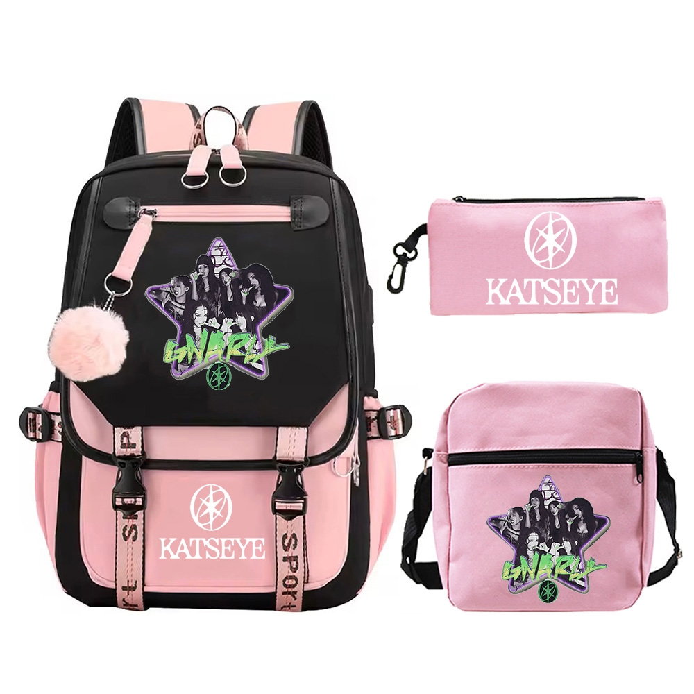 3pcs Set Kpop KATSEYE Rugzak J - Phone Accessories Wholesale In China recensie en prijs