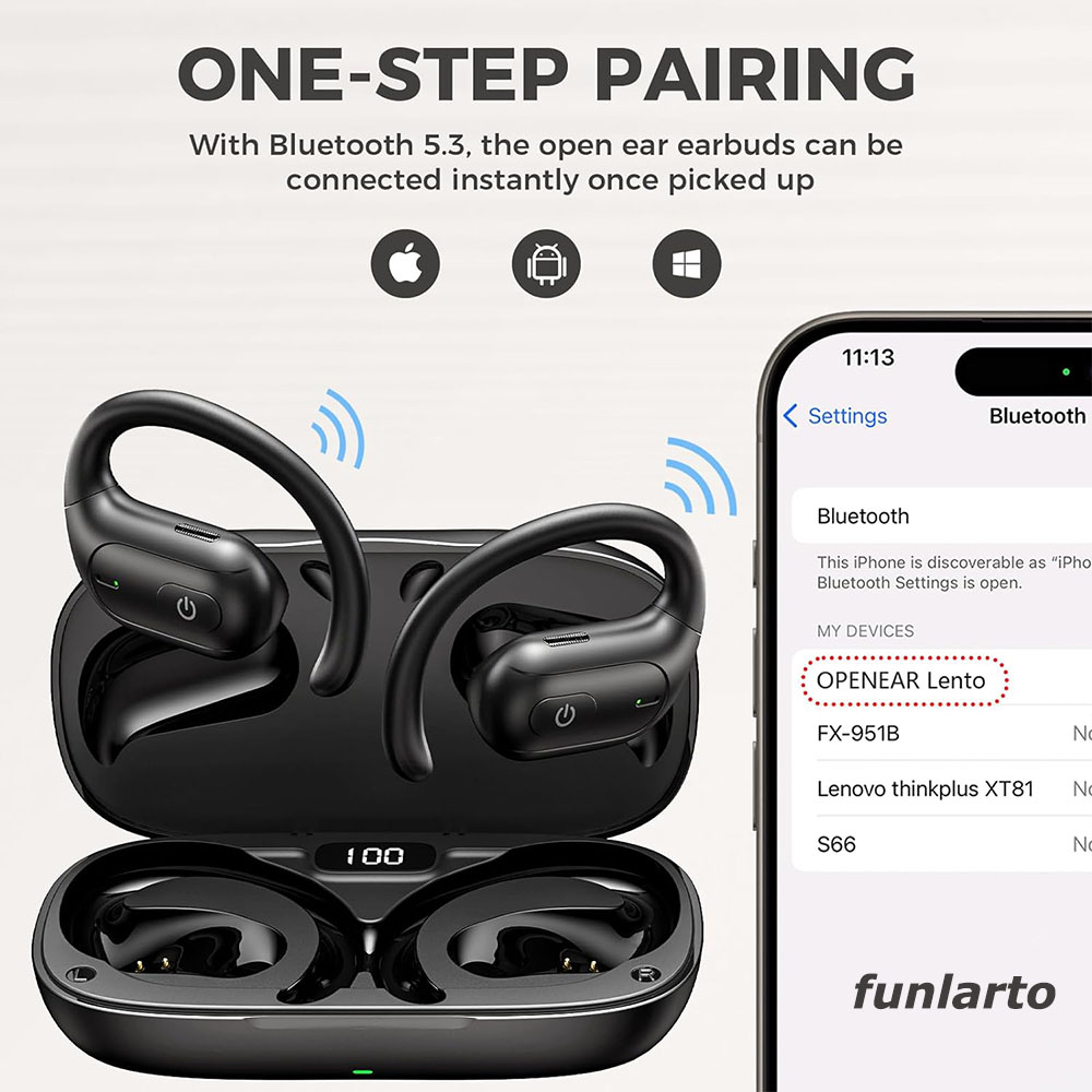 Open-ear draadloze hardloophoo - Phone Accessories Amazon recensie en prijs